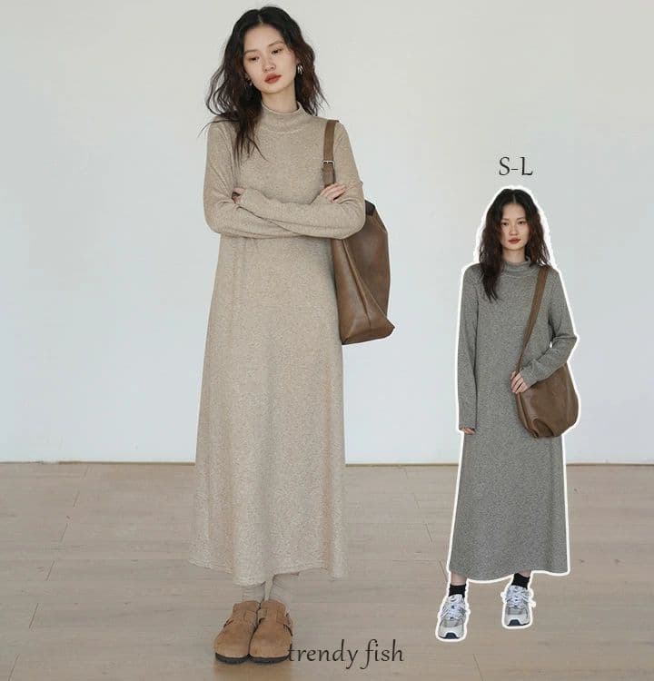 【クーポンで10％オフ】ニットワンピ ニットワンピース ロング ニット リブ 体型カバー レディース きれいめ 秋 冬 Aライン 同窓会 20代 30代 40代 無地 伸縮性 着痩せ ニット フェミニン おしゃれ ミセス 大人