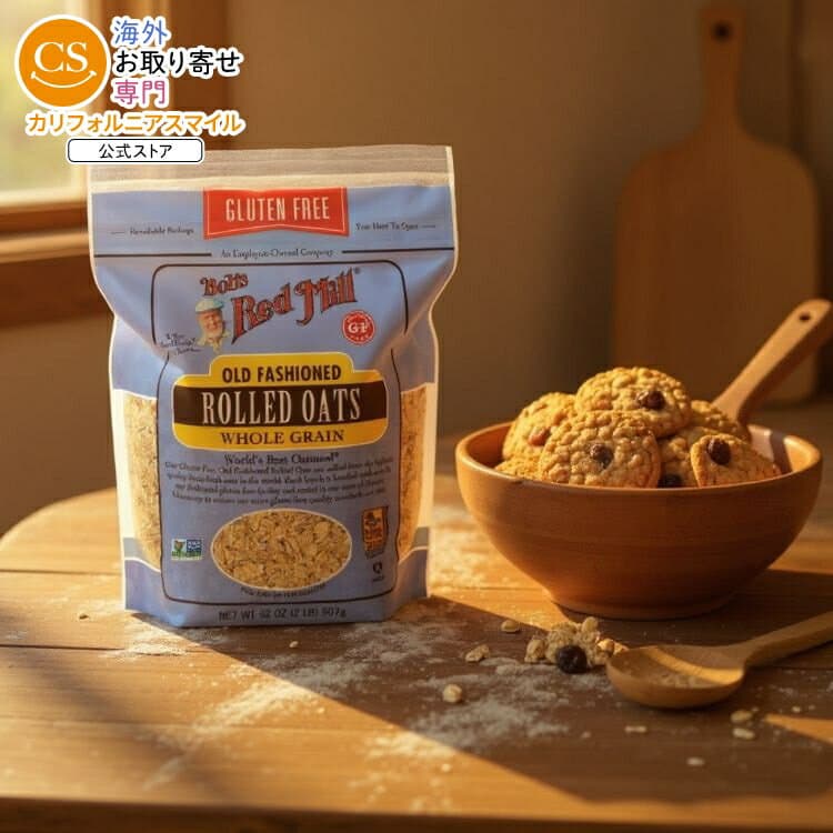 【ポイントUP★2日20時-15日】[4個セット]ボブズレッドミル グルテンフリー オールドファッション ロールドオーツ 907g Bobs Red Mill Gluten Free Old Fashioned Rolled Oats 【お取り寄せ商品】【合わせて買いたい】
