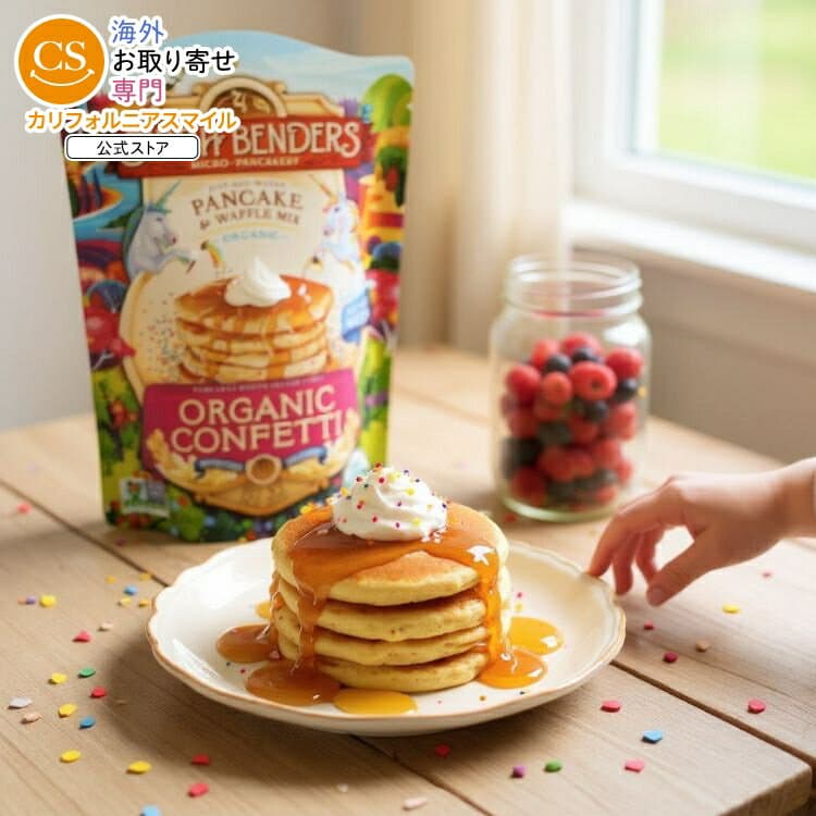 【ポイントUP★2日20時-15日】[6個セット]バーチベンダーズ コンプリートパンケーキ&ワッフルミックス オーガニックコンフェッティ 水だけで作れるパンケーキ 14ozBirch Benders Mix Pncke Wffl Confetti 14OZ 【お取り寄せ商品】【合わせて買いたい】