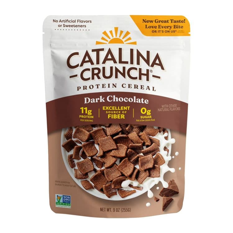 【ポイントUP★2日20時-15日】カタリナ クランチ プロテイン シリアル ダークチョコレート 255g Catalina Crunch Protein Cereal, Dark Chocolate 9 oz 【お取り寄せ商品】