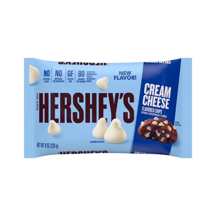 ハーシーズ クリームチーズ風味ベーキングチップス 226g Hershey's Cream Cheese Flavored Baking Chips, Bag 8 oz 【お取り寄せ商品】