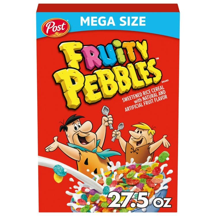 【ポイントUP★2日20時-15日】ポスト フルーティー ペブルズ シリアル 779g メガサイズボックス Post Fruity PEBBLES Cereal, Crunchy 27.5 oz Mega Size Box 【お取り寄せ商品】