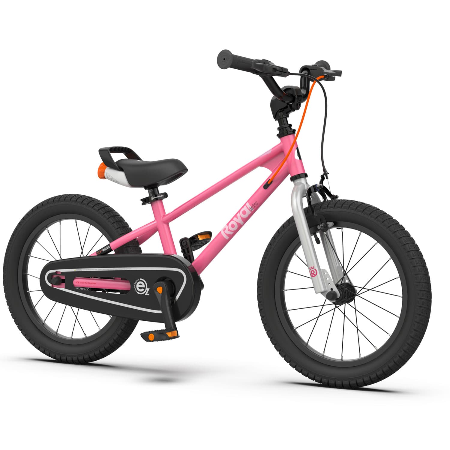 RoyalBaby 12インチ イージーバイク(ピンク)EZ Freestyle 12inch RB12B-30 67951超軽量 極太タイヤ キッズサイクル おしゃれなトレーニングバイク ペダルバイク EZバイク 男女兼用 子供用自転車 ジュニア 幼児車 ロイヤルベイビー オオトモ 工具不要