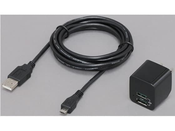 【お取り寄せ】アイリスオーヤマ microUSBケーブル 1.5m MC20A20MB USBケーブル A to microB ケーブル 電源タップ 配線パーツ 家電