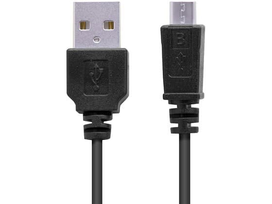 【お取り寄せ】エレコム 極細USB A-MicroBケーブル 2.0m MPA-AMBXLP20BK USBケーブル A to microB ケーブル 電源タップ 配線パーツ 家電