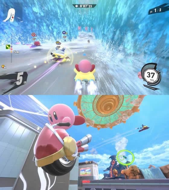 任天堂 カービィのエアライダー BEE-P-AAABA ニンテンドースイッチ Nintendo Switchソフト Switch ゲーム機 ゲームソフト おもちゃ ゲーム 誕プレ thumbnail 3