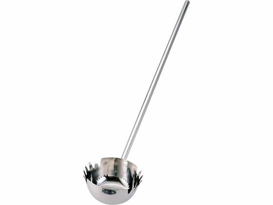 【レビュー投稿で100円OFFクーポン】【お取り寄せ】エムテートリマツ MT18-8 パイプ柄麺杓子 18cm 1m柄 お玉 レードル 水杓子 調理小物 厨房 キッチン