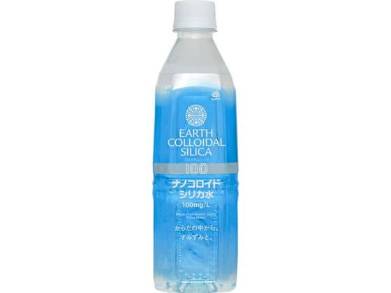 【レビュー投稿で100円OFFクーポン】【お取り寄せ】アース製薬 アースコロイダルシリカ100 500ml ミネラルウォーター 硬水 水 飲料