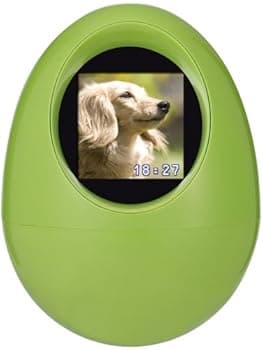 【中古】(非常に良い)プリンストンテクノロジー デジタルフォトフレーム OVO(オーボ) グリーン PPF-OVOG