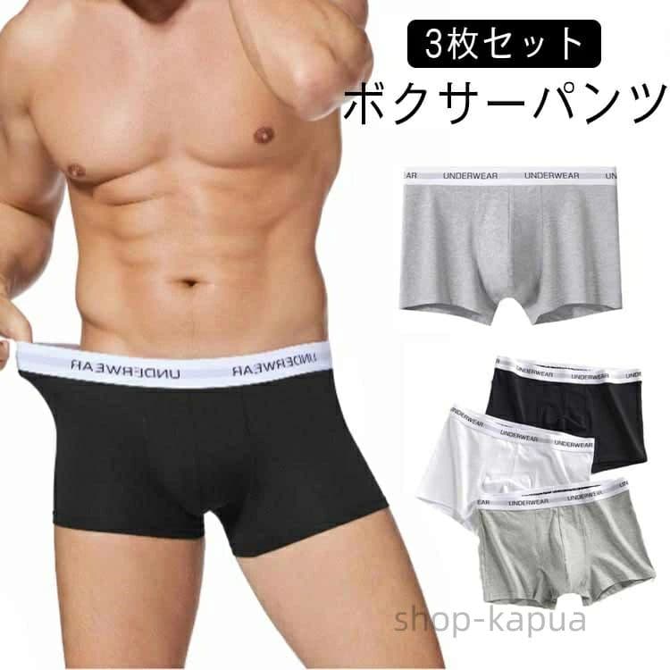 【送料無料】パンツ 3枚セット ボクサーパンツ メンズ ボクサーパンツ かっこいい ギフト シームレスパンツ