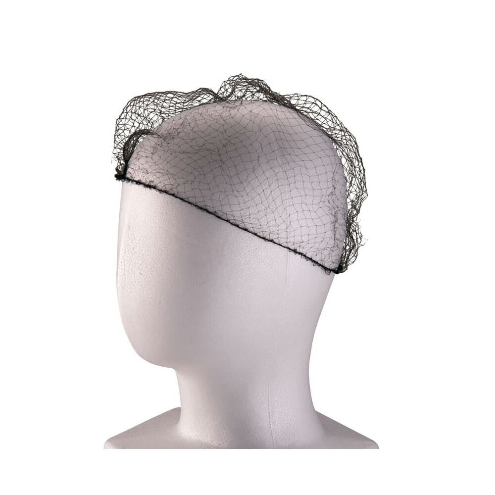 ヘアーネット　S　ブラック　100枚入　SNT-02［関連：遠藤商事 TKG 業務用 ユニフォーム 使い捨て 帽子 インナーキャップ 作業着 レストラン 食品工場 スーパー 量販店 バックヤード］