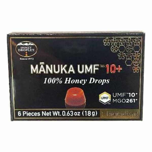 ハニードロップレットUMFマヌカハニー10+1箱（6粒入り）(メール便送料無料)37ハニー のど飴 100%ハチミツ 日本 蜂蜜のど飴 ュージーランド産 マヌカハニー