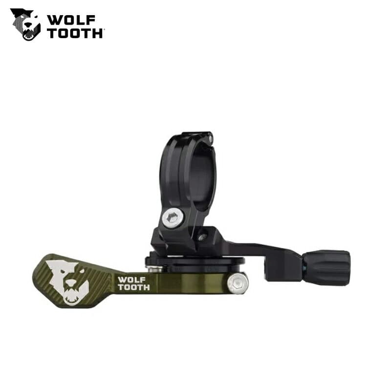 WolfTooth ウルフトゥース ReMote Pro 22.2mm Handlebar Clamp Olive ドロッパーレバー