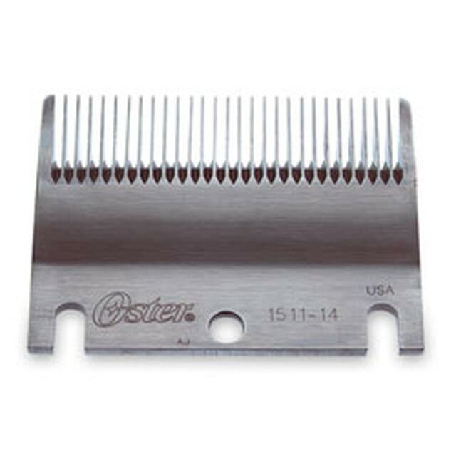 酪農用 畜産用 オスター Oster 【 オスター替刃 1511-14 下刃 】 下刃のみ 大型バリカン 大型バリカン刃 クリッパー 替刃 ハイニガー オースター Heiniger andis AESCULAPトリミング