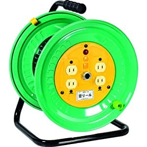 日動工業 空リール 空リール 100V 屋内型 コンセント4個付 NDN-04 [88-031100]