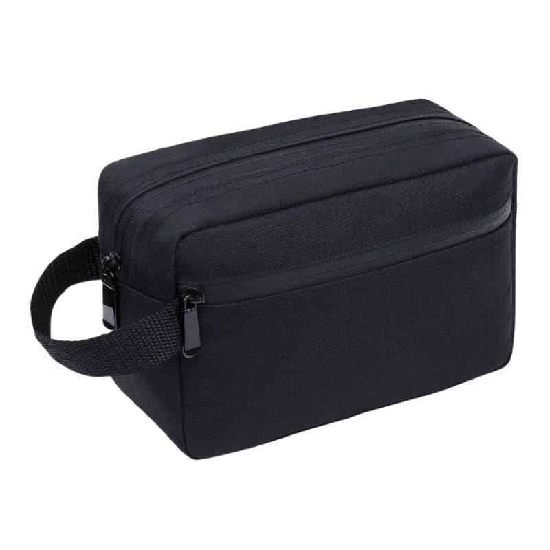 送料無料 化粧ポーチ メイクポーチ 化粧ポーチ コスメポーチ 黒 ブラック シンプル 男性用 ナイロン メンズ レディース 小物入れ 収納ポーチ トラベルポーチ