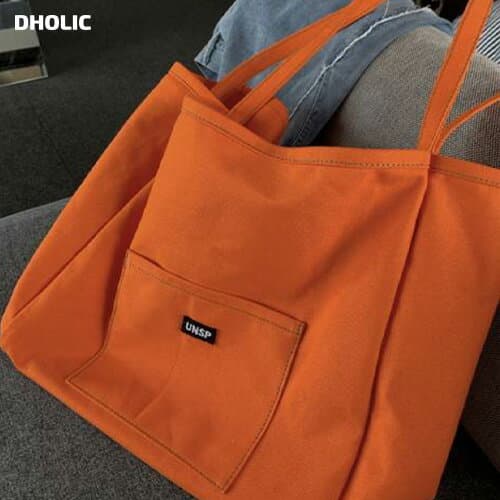 [BADA] bag 韓国ファッション 小物 鞄 かばん 大容量 綿 コットン 薄手 ビビッドカラー プチプラ シンプル 学生 ガーリー 大人 カジュアル 春 夏 c35210