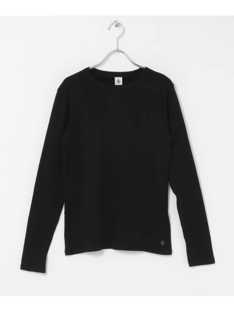 PETIT BATEAU クルーネック長袖Tシャツ URBAN RESEARCH DOORS アーバンリサーチドアーズ トップス カットソー・Tシャツ ブラック ホワイト ネイビー【送料無料】[Rakuten Fashion] thumbnail 3