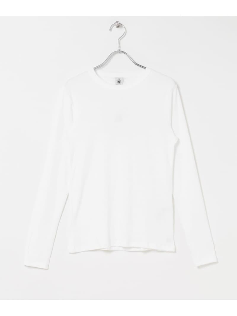 PETIT BATEAU クルーネック長袖Tシャツ URBAN RESEARCH DOORS アーバンリサーチドアーズ トップス カットソー・Tシャツ ブラック ホワイト ネイビー【送料無料】[Rakuten Fashion]