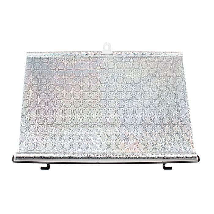 uxcell カーサンシェードローラー 反射 リトラクタブル 窓 サンシェード サンシールドローラースクリーン 130cmx58cm