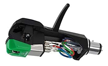 【中古】オーディオテクニカ audio-technica ヘッドシェル付きVM型ステレオカートリッジ AT-VM95E/H 接合楕円針