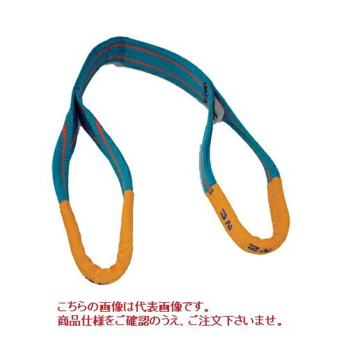 【ポイント10倍】テザック ブルースリング JIS4等級 (両端アイタイプ) 4E 50mm×1.5m