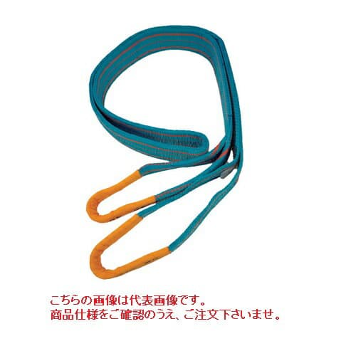 【ポイント10倍】テザック ブルースリング JIS4等級 (両端アイタイプ) 4E 75mm×6m