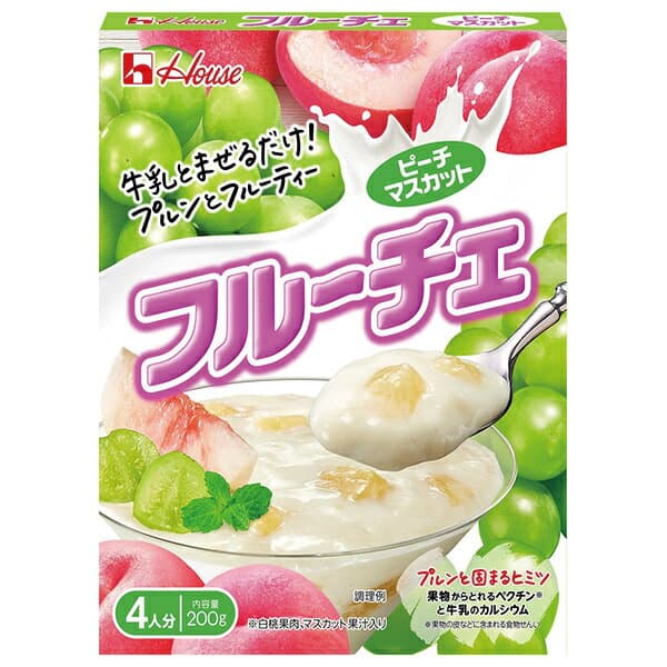 ハウス食品 フルーチェ ピーチマスカット 200g×30個入｜ 送料無料 お菓子 おやつ デザートベース 菓子材料