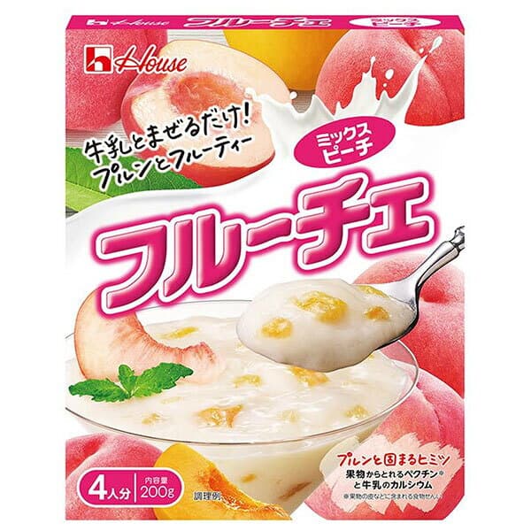 ハウス食品 フルーチェ ミックスピーチ 200g×30個入×(2ケース)｜ 送料無料 お菓子 おやつ デザート 桃