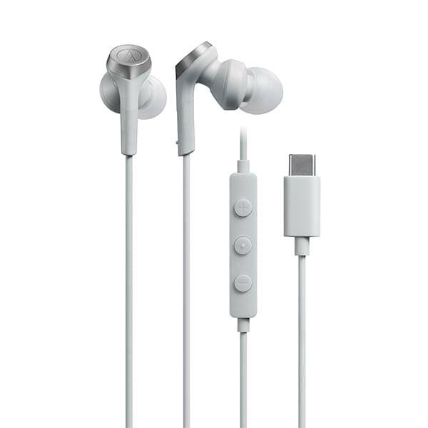 【マラソン限定★抽選で最大100%ポイントバック！(要エントリー)】audio-technica オーディオテクニカ ATH-CKS330C WH ホワイト 有線 イヤホン リモコン付き USB-C thumbnail 2