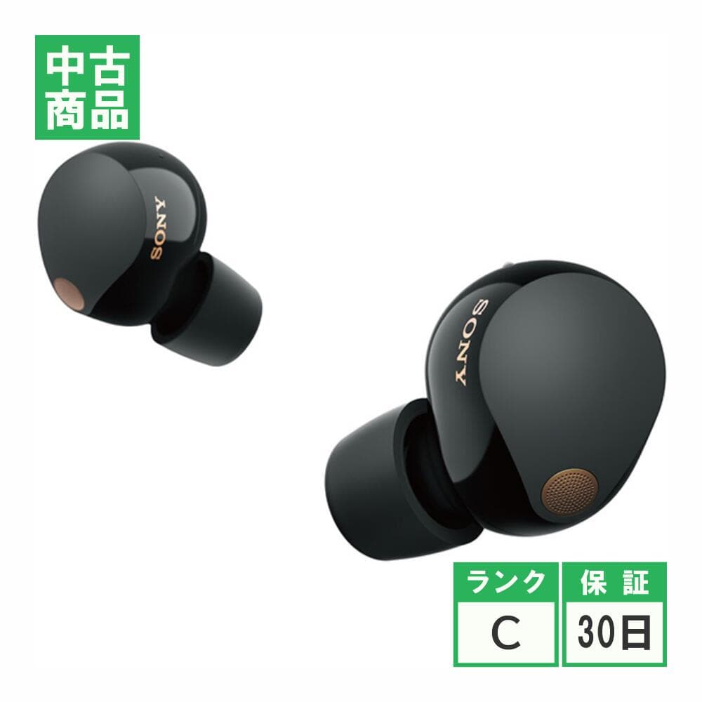 【マラソン限定★抽選で最大100%ポイントバック！(要エントリー)】【中古】SONY WF-1000XM5 ソニー ブラック 完全ワイヤレスイヤホン ノイズキャンセリング Bluetooth イヤホン ワイヤレス カナル型 ハイレゾワイヤレス ノイズキャンセル 防水 小型軽量化