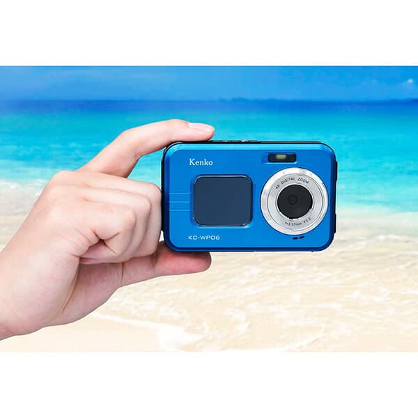 コンパクトデジタルカメラ 防水仕様 800万画素 (防水 IPX8 / 防塵 IP5X) フルHD動画撮影 軽量135g USB充電 液晶モニター KC-WP06 水中カメラ 乾電池 デジカメ デジタルカメラ デジタル防水カメラ コンパクト ケンコー KENKO 【送料無料】 thumbnail 3