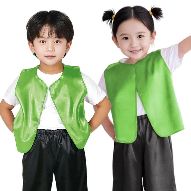 アーテック ソフトサテンベスト C 黄緑 (018287)