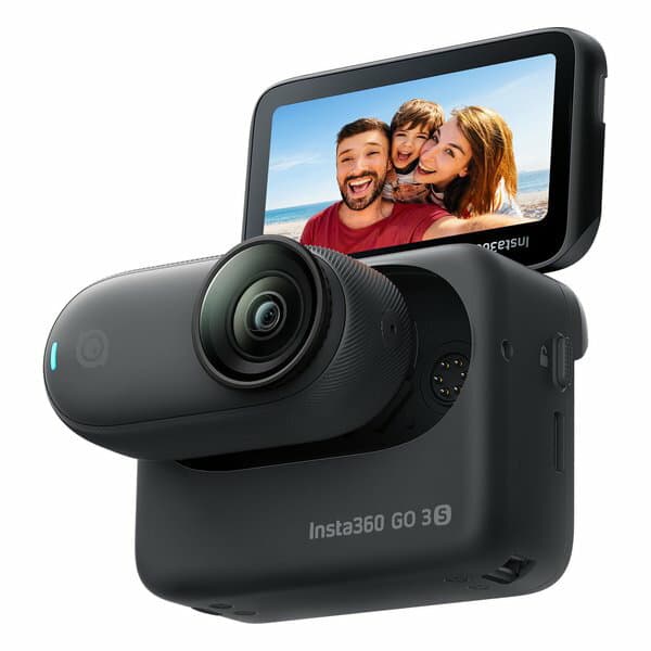 【15日は24時間限定クーポン配布】Insta 360 インスタ360Insta360 GO 3S 128GB ミッドナイトブラック CINSAATA-GO3S128K(2613575)送料無料