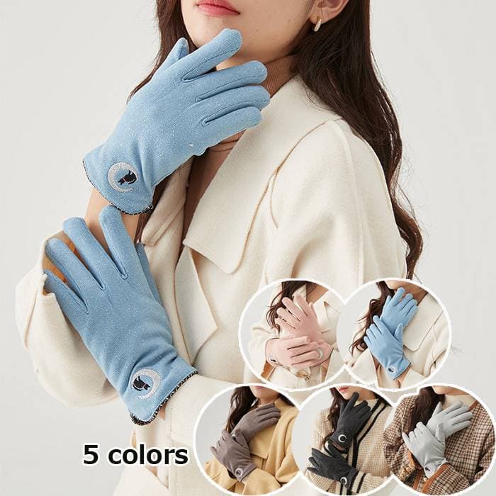 【即納】レディース 手袋 カシミア ウール混 スマホ対応 グローブ ウール ハンドウォーマー 五本指 防寒 優雅 華やか おしゃれ かわいい フォーマル 大人用 きれいめ 防風 自転車 女性 暖かい 保温 保湿 婦人 アウトドア 通勤 通学 ギフト 防寒対策 母の日
