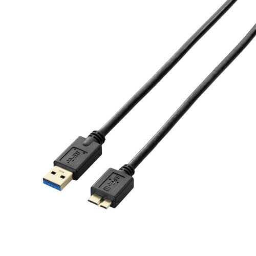 エレコム ELECOM USB3-AMB10BK ブラック USB3.0ケーブル A-microB 1m USB3AMB10BK