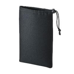 サンワサプライ IN-C2K ブラック マルチクッションケース 巾着タイプ INC2K