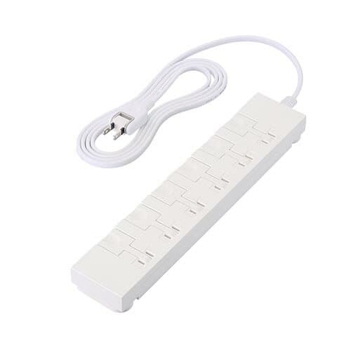 エレコム(ELECOM) T-KF07-2620WH ホワイト イージーリリース6口タップ