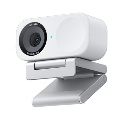 【長期5年保証付】Insta360 Insta360 Link2C WH(アークティックホワイト) AI 4Kウェブカメラ CINSABNA-WH 国内正規品 INSTA360LINK2CW