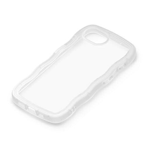 PGA PG-25KWPT01CL クリア iPhone 16e用 ウェーブケース 背面ケース PG25KWPT01CL