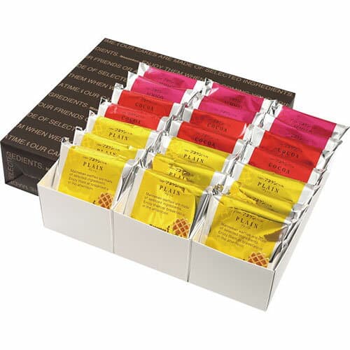 マネケン ワッフルギフトセット(21個) お菓子 ギフト スイーツ 内祝い お返し 手土産 詰め合わせ セット 出産内祝い 結婚内祝い 焼き菓子 ワッフル 個包装 [代引不可][包装/熨斗不可]