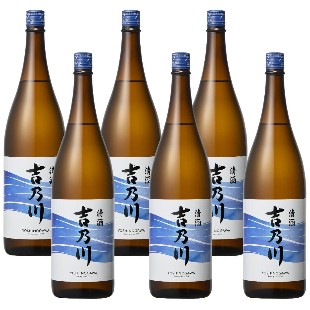 【お買い物マラソンポイント2倍】(まとめ買い)吉乃川 厳選辛口 1800ml 6本 日本酒 お酒 ギフト プレゼント 贈答 贈り物 おすすめ 新潟 熱燗 冷酒 辛口 甘口 お中元 お歳暮 正月 父の日 有名 限定 話題 人気 旨い 美味しい 晩酌 家飲み