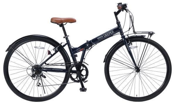 池商 折畳シティクロス27・6段ギア インディゴ DE-601-ID【沖縄・離島への配送不可】