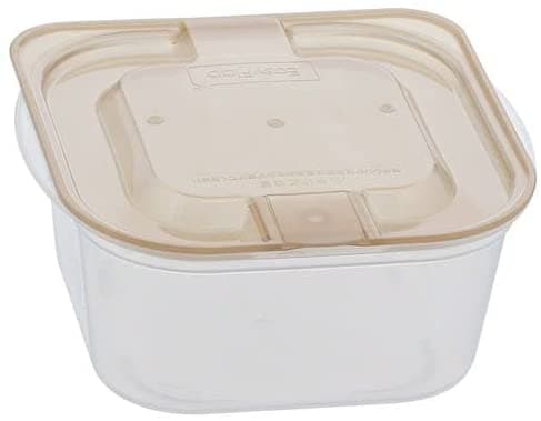 ベストコ 抗菌 抗ウイルス 電子レンジ 保存 容器 蒸気弁付き 洗いやすい MA-3214 クリアブラウン 700ml