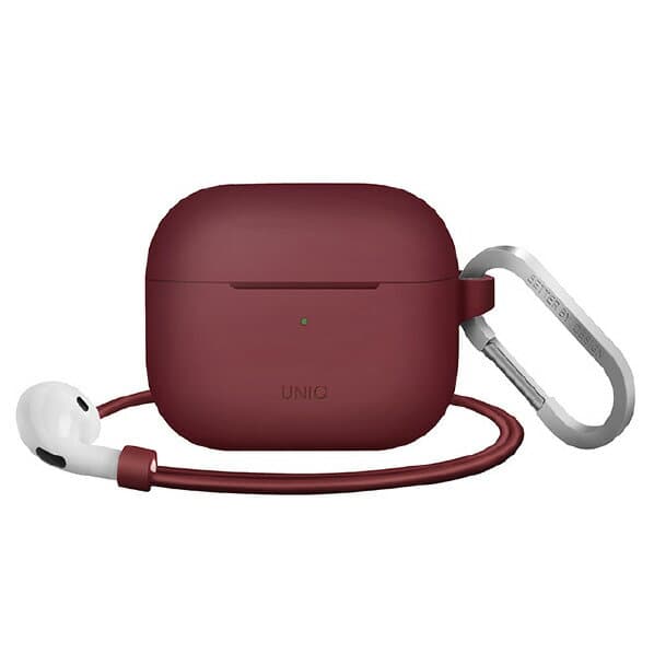 UNIQ AirPods(第3世代)用SILICONE HANG CASE VENCER BURGUNDY MAROON UNIQ-AIRPODS2021-VENMRN [UNIQAIRPODS2021VENMRN]