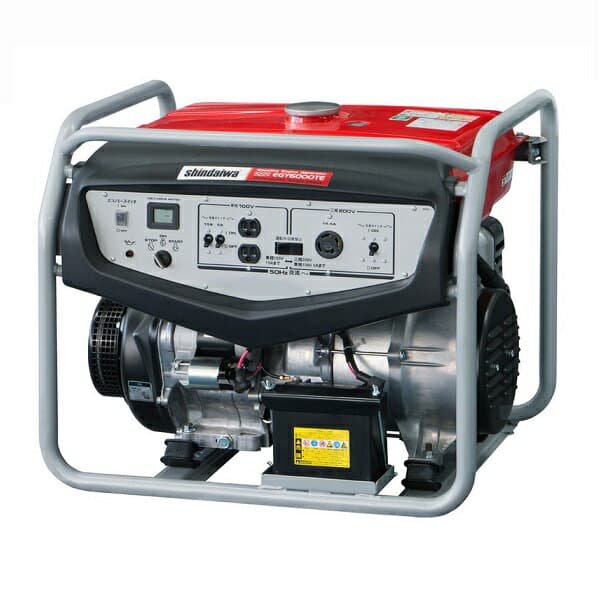 新ダイワ EGY6000TE-A 三相ガソリンエンジン発電機 定格出力 三相200V:5.0kVA 50Hz仕様 新品 やまびこ 代引不可 一部地域発送不可 純正品