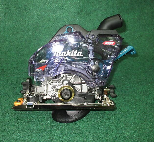 マキタ KS004GZ 40Vmax-125mm 充電式防塵マルノコ 逆勝手仕様 最大切込深さ40.5mm ダストボックス仕様 無線連動対応 チップソ−別売 本体のみ バッテリ・充電器別売 新品 純正品