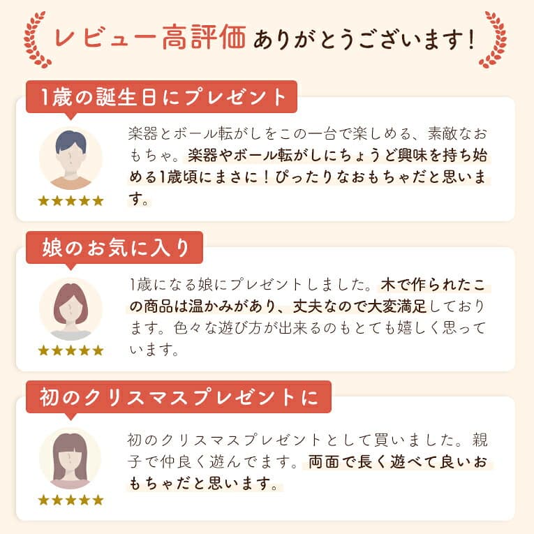お買い物マラソン30％OFF★【名入れ無料& 1年保証】知育玩具 楽器 木のおもちゃ スロープローラー＆ミュージックステーション 1歳 誕生日プレゼント エデュテ 誕生日 プレゼント 男の子 女の子 出産祝い 赤ちゃん 音の出るおもちゃ thumbnail 3