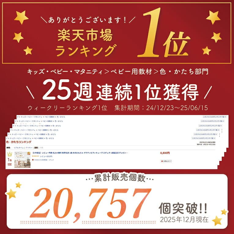 お買い物マラソンポイント5倍★【名入れ無料& 1年保証】知育玩具 1歳 木のおもちゃ アクティビティキューブ エデュテ 1歳誕生日プレゼント 1歳 誕生日プレゼント 一歳 出産祝い 女の子 男の子 0歳 1歳半 2歳 知育ボックス 型はめ パズル ルーピング thumbnail 3