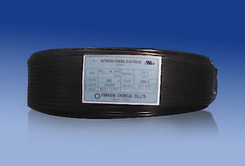 山一化工 UL規格 絶縁用ビニルチューブ 黒 YET-600H 定尺品 #3(5.8mm×6.8mm)200m